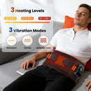 Cordless Hot Waist Belt Massager Lower Back Support Lumbar Protector Back Heated Vibration Massage Waist Brace Relief Pressure