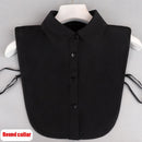 Women Chiffon Fake Collarr Vintage Detachable Shirt Collar Blouse Sweater  Collar Lapel Top Women Clothes Accessories