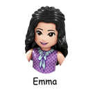 SLUBAN Girl Princess Royal Carriage Wagon Horse Racing Party Model Building Blocks Enlighten Action Figure Toys For Children