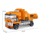 NEW Heavy Dump Truck Engineering Cement Mixer Engine Mini Loader Car Classic Model Building Blocks Sets Bricks Toy City
