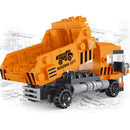 NEW Heavy Dump Truck Engineering Cement Mixer Engine Mini Loader Car Classic Model Building Blocks Sets Bricks Toy City