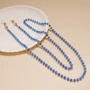 Creative Crystal Beaded Eyewear Chain Anti-Slip Woman Men Sunglasses Lanyard Face-Mask Holder Cord Colorful Glasses Jewelry
