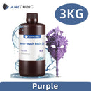 ANYCUBIC Water-Wash Resin 3kg High Precision Low Odor Low Viscosity 3D Printing Standard Photopolymer For LCD 3D Printer