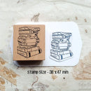 Stamp Cute Scrapbooking Book Lovers 5 Type Bookworm Girl Cat Journaling Wooden Stamps