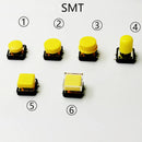 10Sets Momentary Tactile Button 4PIN SMT/DIP 12X12mm H=9.8/9/16.8mm With Cap Tact switch Push Button Switch Micro Key Button