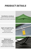 Naturehike Mongar 2 Person Tent 20D Nylon 210T Waterproof Ultralight Camping Hiking Tent with Mat Backpacking Travel Tent