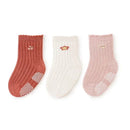 3Pair Newborn Baby Sock Children Boy Girl Kid Autumn Warm Breathable Non Slip Stocking Solid Fashion Socken Clothes Accessories