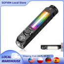 Sofirn IF24 RGB Light SST40 2000lm Powerful LED Flashlight 5V 2A 18650 USB C Rechargeable Torch IP66 Waterproof with Magnetic