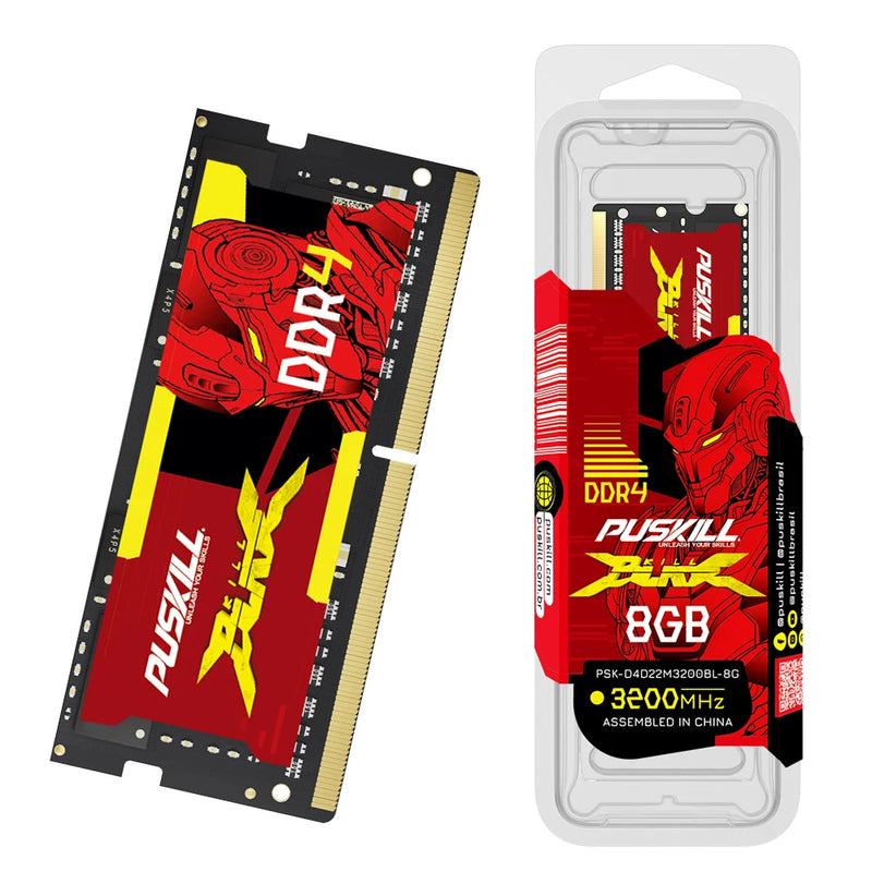 PUSKILL Memoria Ram DDR4 8GB 4GB 16GB 2400mhz 2133 2666mhz Sodimm Notebook High Performance Laptop Memory