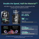 ANYCUBIC Kobra X Combo 2x Time & Material Savings Up To 19 Colors Printing AI Detection 600mm/s Max Print Speed 3D Printer
