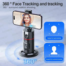 AXNEN AI Auto Following Gimbal Stabilizer 360 Rotation Phone Stand P02 Desktop Tracking Gimbal with Remote for Live Photography