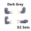 MOC Military Building Blocks Soldiers Figures Special Accessories Squatting Posture Arm Hand Kit Bricks Toys For Kid Gifts O020