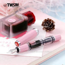 Limited TWSBI Diamond 580 Mini Edition Sakura Pink Fountain Pen Ink Gift Box Set Perfect For Girls Spring Writing Business Gift