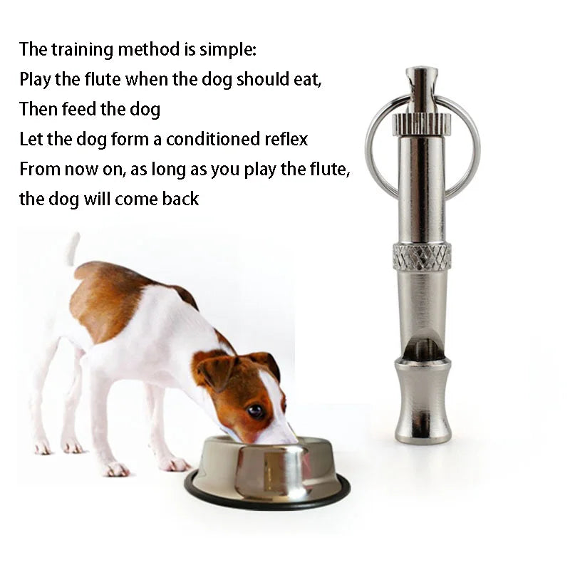 Dog Whistle To Stop Barking Device Dog Copper Silent Ultrasonic Training Flute Stop Barking for Pet Supplies Sound Trainer Tool