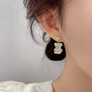 Lovely Acrylic Candy Pendant Women's Earrings Rainbow Gummy Bear Glittering Candy Earrings 2023Korean Fashion Sweet Girl Jewelry