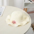 Kids Sun Hat Girls Summer New Straw Bag Cap Set Baby Travel Sun Protection Beach Hats Sun Fisherman Hat