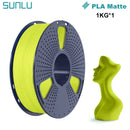 SUNLU 1KG PLA Matte 3D Printer Filament 1.75mm 1000g Spool (2.2lbs) Neatly Arranged No Knot Filament Fit Most FDM Printer