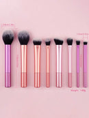 The Precision Trio | Professional Mink Hair Makeup Brush Set