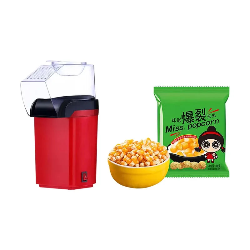 2025 NEW Household electric one-minute popcorn machine blower mini popcorn bagging machine electric heating corn