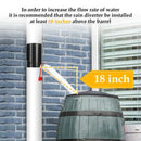 Water Collection Barrel UV Resistant Rainwater Collector Kit Portable Rain Barrels To Collect Rainwater From Gutter For Car