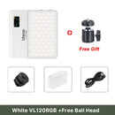 Ulanzi VL120 Full Color RGB Video Light 2500K-9000K LED Photography Lighting Dimmable Camera Light Live Vlog Fill Light