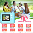 Portable Children's Digital Camera 2.4 Inch 1080P Dual-camera instant Printed camera MP3 Playback With 3 rolls of printing paper