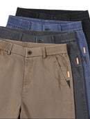 4 Colors New Straight Men's Pants Baggy Casual Lyocell Comfortable Stretch Trousers Male Wide Fashion Korean Pants Streetwear