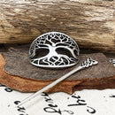 Vintage Norse  Life Tree Noble Women Hairpins Metal Solid Hair Slide Stick Queen Vikings Headdress Accessories Girl Jewelry Gift