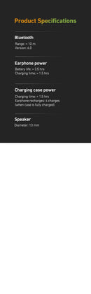 Sliding cover Bluetooth Headphones Wireless Earbuds 30Hrs Playback Earphones AI Translation Headset Clear Sound Noise Cancelling