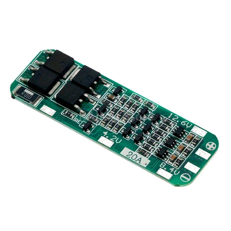 3S 20A Li-ion Lithium Battery 18650 Charger PCB BMS Protection Board For Drill Motor 12.6V Lipo Cell Module 64x20x3.4mm