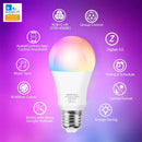 15W 18W E27 Zigbee Smart Light Bulbs RGB E27 Led Bulb AC 90-250V Smart Home Zigbee Lamp Works With Alexa Google Home Smartthings