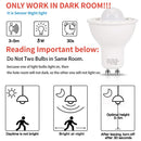 GU10 PIR Motion&Night Light Sensor LED Bulbs 5W,50W Equivalent 500lm Day White for Stairs Garage Corridor Walkway Hallway 2Pack