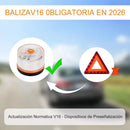 The Vanguard V16 | DGT-Approved Car Emergency Beacon with SIM-Enabled Geolocation 3.0