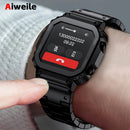 Miltary Smart Watch 2025 Men's Steel Watch Aiweile AW39 Fitness Tracker Sport Business Bluetooth Call Copy Design High Quality
