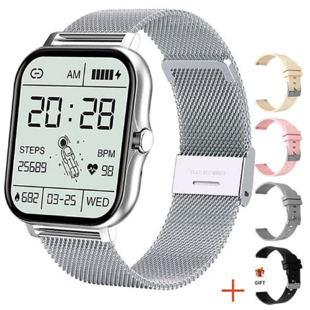 2023 Smart Watch Men Women Gift Sport Fitness Health Heart Rate Monitor Bluetooth Digital Smartwatch Wristwatch