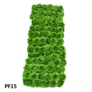 72Pcs/lot 2CM Multicolor Paper Artificial Flowers Mini Rose Flower Head Wedding Bouquet Scrapbooking Party Home Decoration