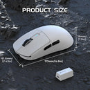 Attack Shark R6 Leichte kabellose Gaming-Maus, PAW 3950Max Sensor Computermaus mit Nordic 52480, 8KHz Polling