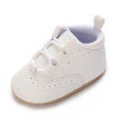 Newborn Baby Boys' Shoes Moccasin Fashion Casual Sports Shoes White Baptist Soft Sole Anti Slip First Step