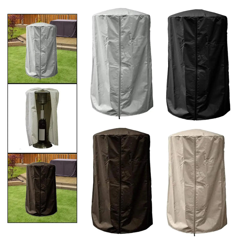 Patio Heater Cover Outdoor Waterproof Rainproof Heater Dust Cover For Home Garden Outside Heater Cover Protection