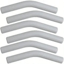 6pcs Silicone Straw Tips For Metal Straw, OD 8mm Reusable Elbow Straws Cover, Hydraflow Straw Topper Replacement For Stainless Steel Metal Straws- Gray