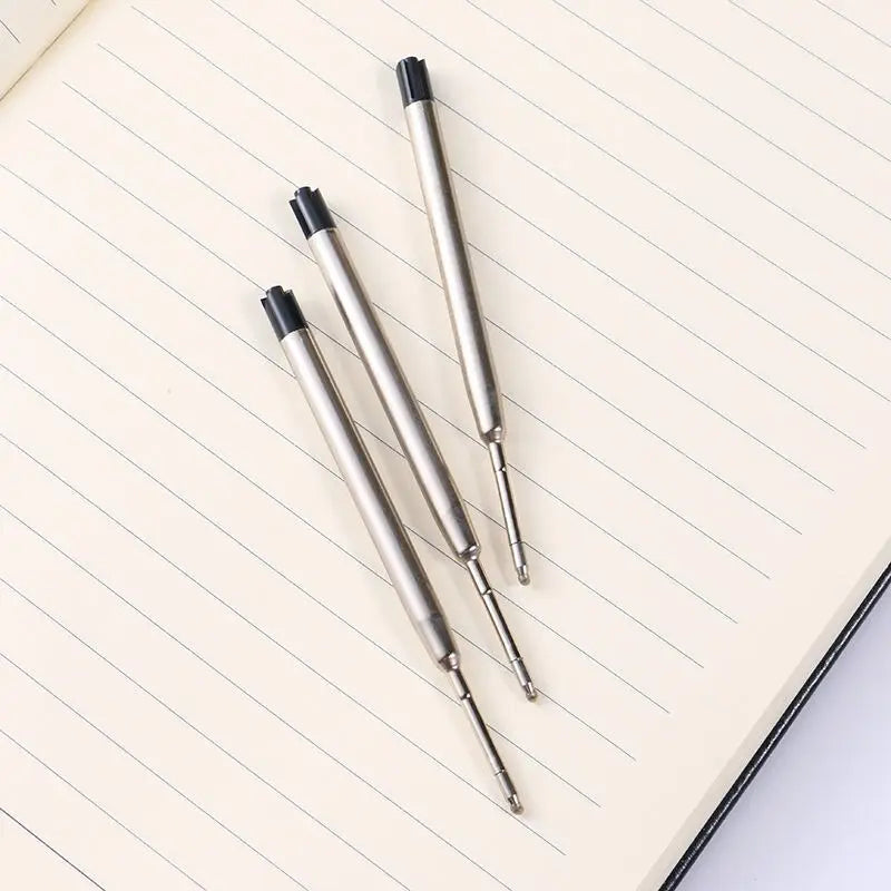 10pcs 1mm Ballpoint Medium Point Point Pen Refills Replacement  for Spare Parker Pens Refills School Office Stationery Supplies