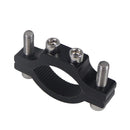 2Pcs Bike Motorcycle Headlight Spotlight Mount Handlebar Fixed Clamp Bracket Clip M5/M6 Screw Aluminum Alloy Front Light Holder