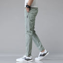 5 Colors Spring Summer Ultra-thin Men's Stretch Slim Straight Casual Pants High Quality Fashion Breathable Golf Sports Trousers