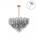Amber Murano Glass Ceiling Chandelier Round for Dining Living Room Bedroom Modern Murano Glass Pendant Chandelier Light
