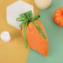 Velvet Easter Bags Cute Carrot Gift Packing Bags Dropshipping Radish Chocolate Candy Bags Wedding Birthday Party Decoration 2023