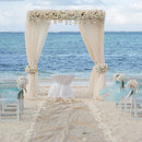 The Pavilion | 10ft Heavy-Duty Adjustable Ceremony Canopy & Chuppah Backdrop Stand