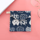 Damen kleines Kosmetiktaschen-Set Reißverschluss Mädchen Mini-Binden Make-up Lippenstift Taschen Reise Kopfhörer Münz-Organizer Beutel