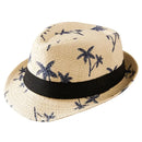 Straw Sun Hat Mens Womens Casual Breathable Cowboy Wide Brim Jazz Hat Sun Protection Fashion Beach Caps Summer