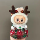 Labubu Accessories Clothes Suitable for V1 V2 V3 V4 Labubu Christmas Deer Set Labubu Red clothing Christmas Fashion Gift
