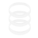 3PCS Seal Rubber Seal Spare Seal Spare Part Compatible for Nutri Ninja 6/7 Fins Blade Blender Mixer (Ø 10cm)